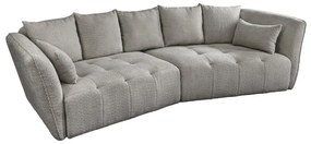 Canapea mare, Tesatura boucle gri, ROYAL 295cm