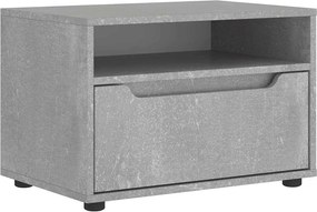 vidaXL Dulap TV "VISNES" Beton Gri 60x40x38 cm Lemn prelucrat