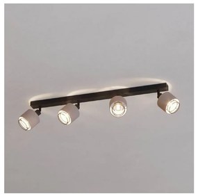 Spot Eglo 43659 ROSLEY 4xE14/40W/230V negru/bej