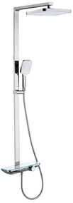 Coloana de dus cu baterie termostatata Inter Ceramic Este finisaj crom lucios