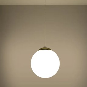 Sollux SL.0716 - Pendul TOYA pe cablu, 1 x E27, 60W, 230V, Ø 30 cm, alb/auriu