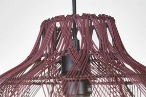 Lustra/Pendul Eco, Bambus, Mendoza visiniu, S