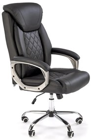 Scaun de birou Helder piele ecologica negru H120 cm