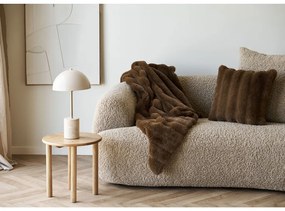 Măsuță Jena din stejar, naturală, ø40X40cm