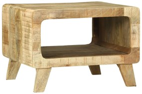vidaXL Masă de Cafea 50x50x35 cm Lemn Masiv Mango Brut