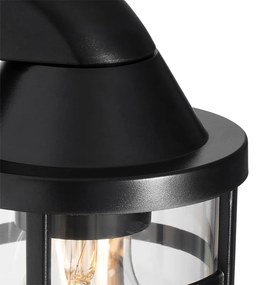 Aplică modernă de perete pentru exterior negru IP54 - Joeri