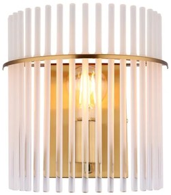 Aplică Globo 15698WM GORLEY 1xE27/60W/230V auriu