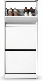 Pantofar Adore Compact Plus, 12 Perechi, 3 Compartimente, 51 x 119 x 26 cm