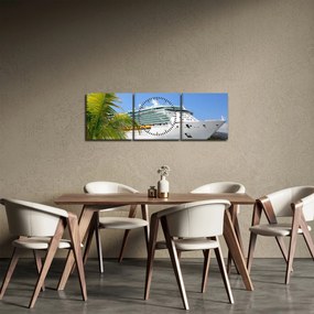 Tablou - Vas de croazieră (cu ceas) (90x30 cm)