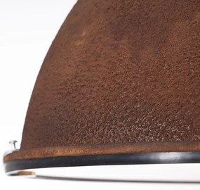 Brilliant - Lustra pe lanț JESPER GLAS 1xE27/60W/230V cupru