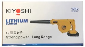 Suflantă de frunze / aspirator fără fir KIYOSHI KE24-301 2în1 + 2x baterii