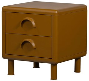 Noptieră galben ocru din metal Rune – WOOOD