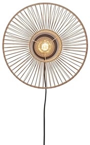 Aplica de perete eco din bambus Hokkaido S 25cm, natur