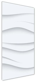 Tablou pe sticlă acrilică Valuri abstracte