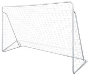 vidaXL Set poartă de fotbal, 240x90x150 cm, plasă și oțel calitativ