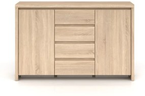Comodă Kaspian KOM2D4S (Stejar sonoma). 798004
