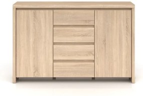 Comodă Kaspian KOM2D4S (Stejar sonoma). Promo -38%. 798004