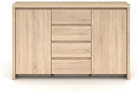 Comodă Kaspian KOM2D4S (Stejar sonoma). Promo -38%. 798004