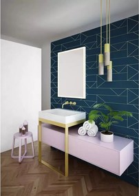 Oglinda reversibila dreptunghiulara LED Dubiel Vitrum Solid White 60x80 cm