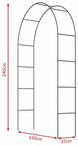 Deuba Construcție Creeper - 240x140x37cm