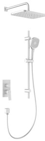KFA Armatura 4529-301-44 - Set de duș MALAGA cu baterie încastrată, alb
