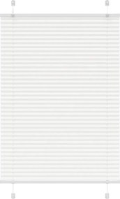 vidaXL Jaluzea plisată alb 85x100cm Lățime țesătură 84,4 cm poliester