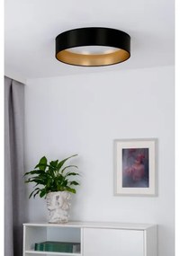 Plafonieră LED Duolla ROLLER LED/24W/230V d. 45 cm negru/auriu