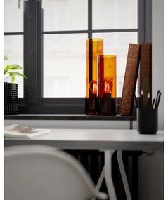 ByRydens 2820570-5512 - Lampă de masă FLAKE 1xE27/8W/230V maro/fumuriu