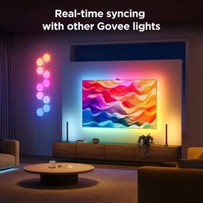 Govee Backlight 3S Netflix TV 55-65" SMART LED retroiluminare RGBICW Wi-Fi + telecomandă