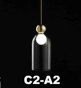 Lustra, Pendul LED design Art Deco MEMORIA