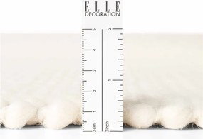 Covor crem țesut manual rotund din lână ø 160 cm Lyon Beans – Elle Decoration