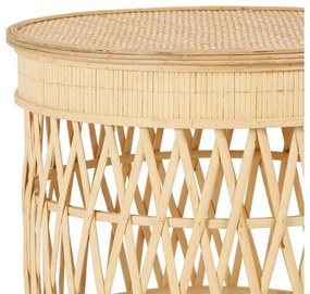 Set 2 masute de cafea, din lemn de bambus, Ladret