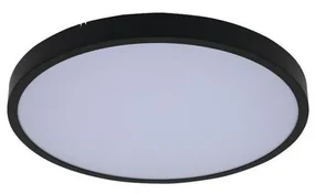 Plafonieră LED RGB dimabilă pentru baie Rabalux 71441 ALENZO 36W/230V IP44 Wi-Fi negru + telecomandă