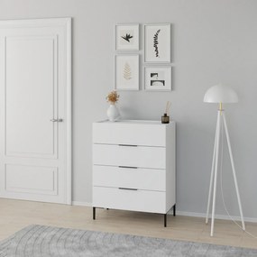 Dulap, Hanah Home, Sfn-1740-Dd-1, 80x104x44 cm, Alb