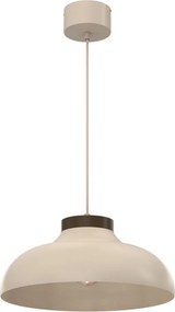 Lustră suspendată pe cablu BASCA 1xE27/15W/230V bej/maro