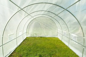 Tunel din folie albă 3x10m Garden Point