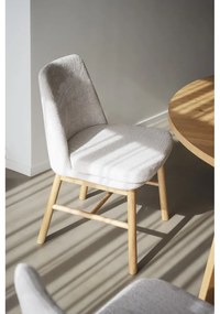 Scaune de dining bej 2 buc. Amesbury – Rowico