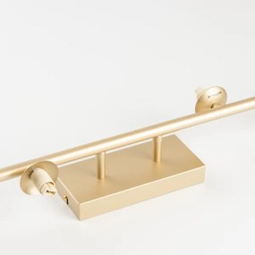 Lustră LED aplicată Brilagi MILLA 4xG9/3W/230V auriu/alb