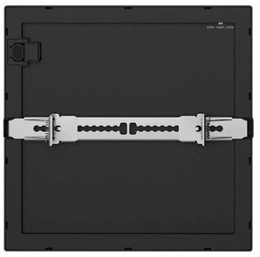 Plafoniera LED BP04-72081, patrata, 20W, 2000lm, lumina calda+neutra+rece, IP40, neagra, Braytron