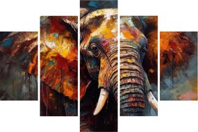 Tablou - Pictura unui elefant (150x105 cm)