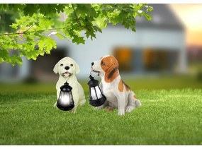 Lampa solara, forma caine, potrivit pentru exterior, Globo 33372