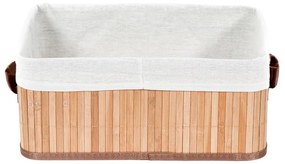 Coș de depozitare din bambus Compactor Carossa, maro