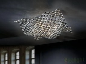 Plafonier modern cristal K9 dim.54x54cm Saten 160674