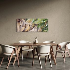 Tablou cu veverița în copaci (120x50 cm)