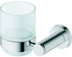 Duravit 99191000 - Suport pentru periuțe de dinți D-CODE pentru montare pe perete, stânga, crom lucios