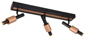 Spot negru-bronz LED 20,5x63 cm Ikaris – Trio Select