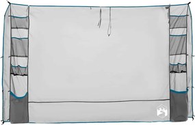 vidaXL Organizator de cort suspendat Gri și Albastru 320 x 182 cm