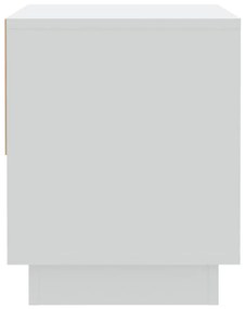Noptiere, alb, 2 buc., 45x34x44 cm, PAL 2, Alb