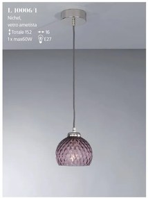 Lustra, Pendul modern design italian 10006 Amethyst