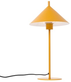 Lampa de masa de design galben - Triangolo